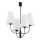 Argon 1822 - Viseći luster SAFIANO 4xE27/15W/230V crni