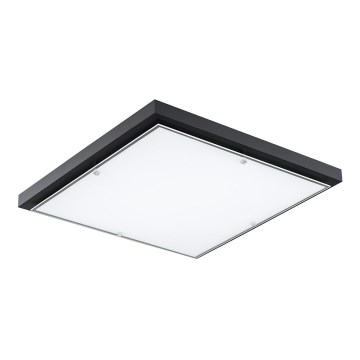Argon 1826 - Plafonjera CARLSON 4xE27/15W/230V 60x60 cm crni