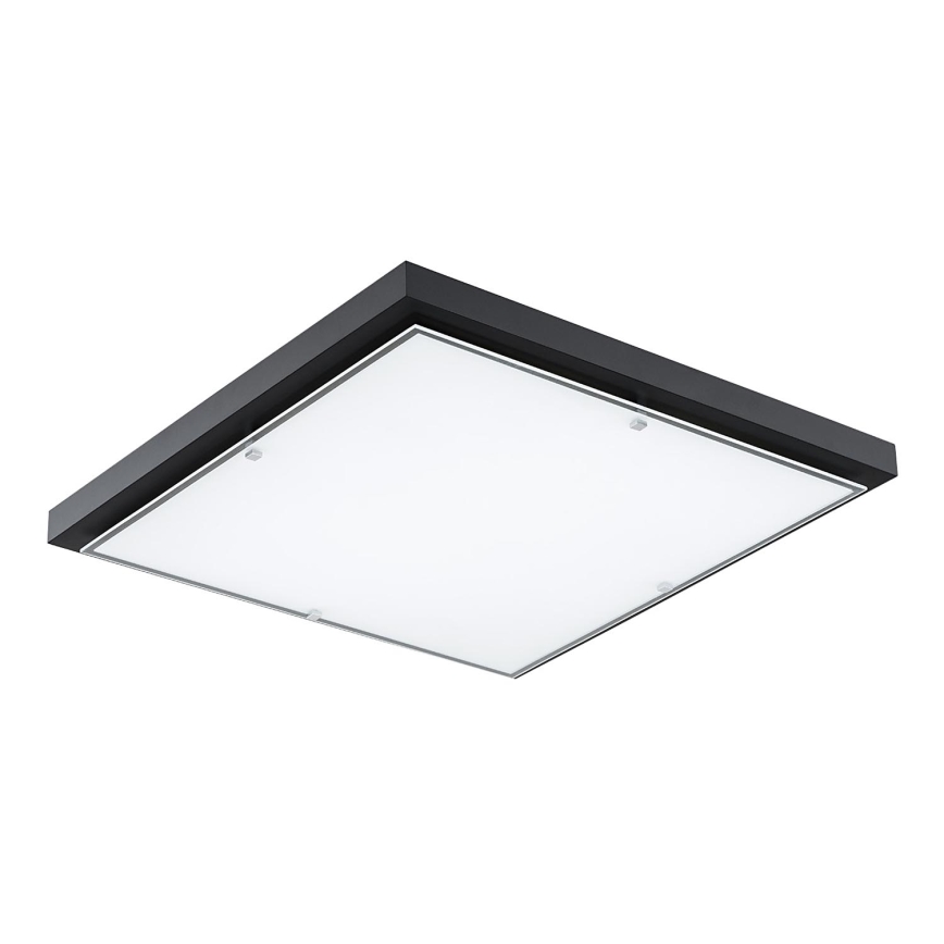 Argon 1826 - Plafonjera CARLSON 4xE27/15W/230V 60x60 cm crni