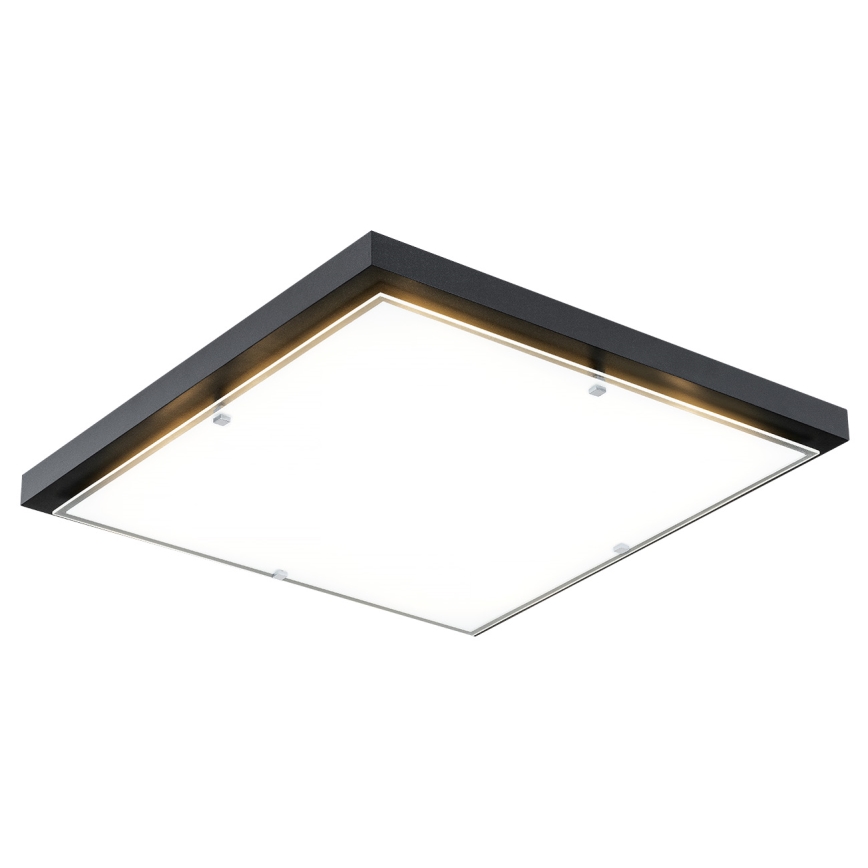 Argon 1826 - Plafonjera CARLSON 4xE27/15W/230V 60x60 cm crni
