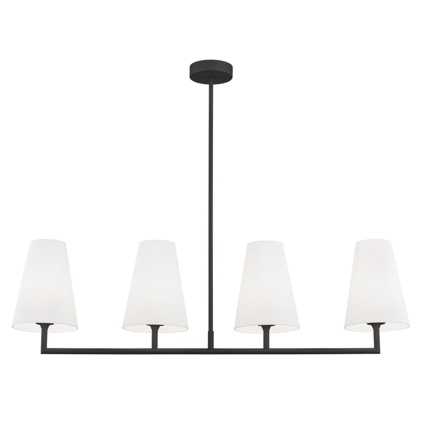 Argon 1831 - Viseći luster SAFIANO 4xE27/15W/230V crni