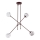 Argon 1842 - Viseći luster ABSOS 4xE14/7W/230V alabaster braon
