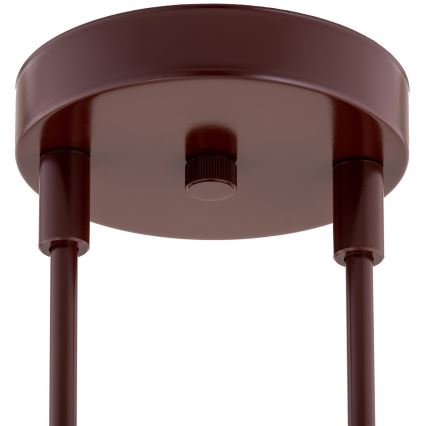Argon 1842 - Viseći luster ABSOS 4xE14/7W/230V alabaster braon