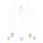 Argon 2077 - Luster na sajli CORSO 5xE27/15W/230V pauk bela