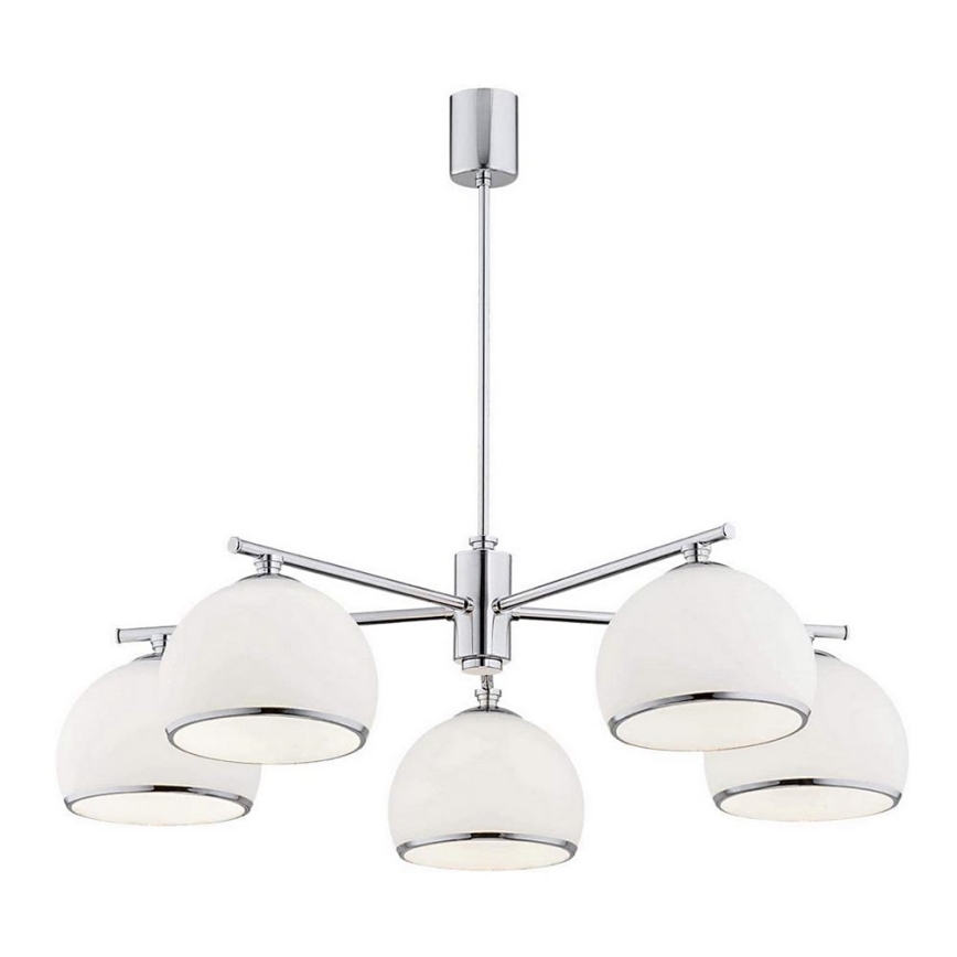 Argon 2087 - Viseći luster MARBELLA 5xE27/15W/230V krom