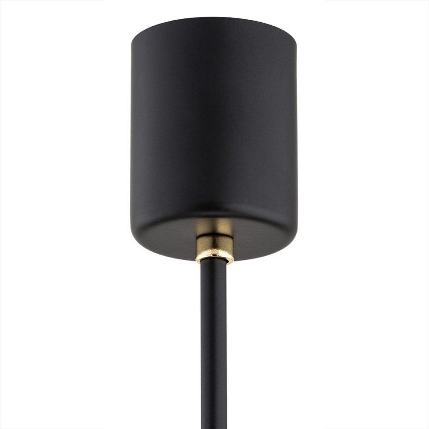 Argon 2114 - Viseći luster CAMELOT PLUS 5xE27/15W/230V crni/bela/zl.