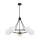 Argon 2119 - Viseći luster AMALFI 5xE27/15W/230V crni/bela