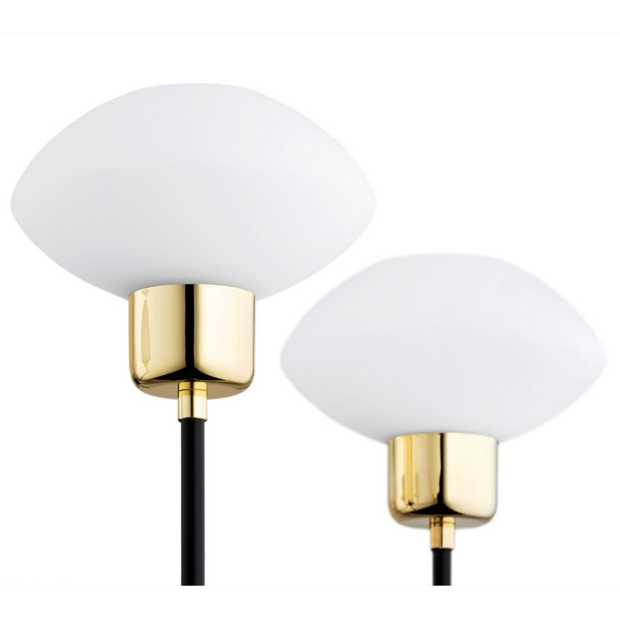 Argon 2128 - Viseći luster RAVELLO 5xE14/15W/230V crni/zl.