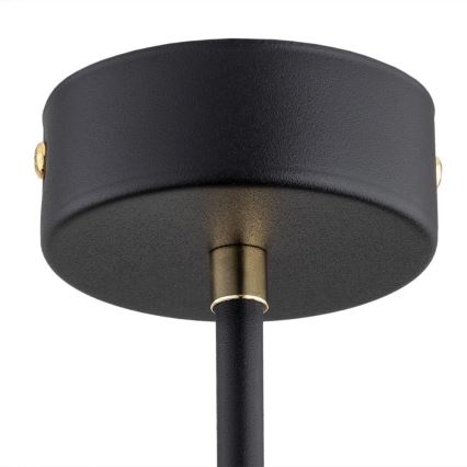 Argon 2128 - Viseći luster RAVELLO 5xE14/15W/230V crni/zl.