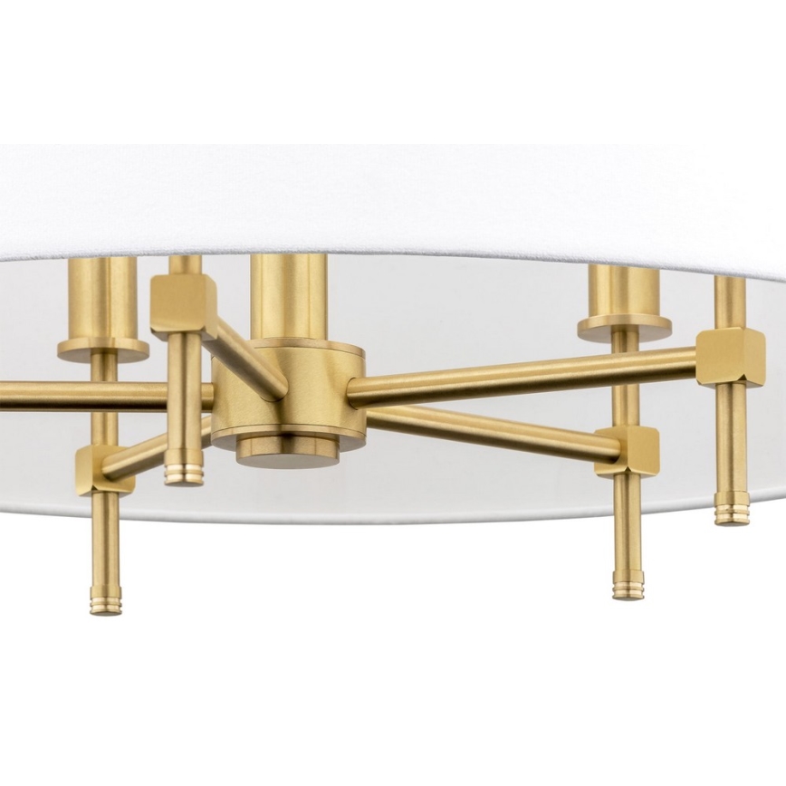 Argon 2132 - Luster na sajli ABBANO 5xE14/7W/230V mesing/bela