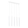 Argon 2136 - Luster na sajli ETNA 5xG9/6W/230V bela