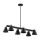 Argon 2552 - Viseći luster AVALONE 6xE27/15W/230V crni/zl.