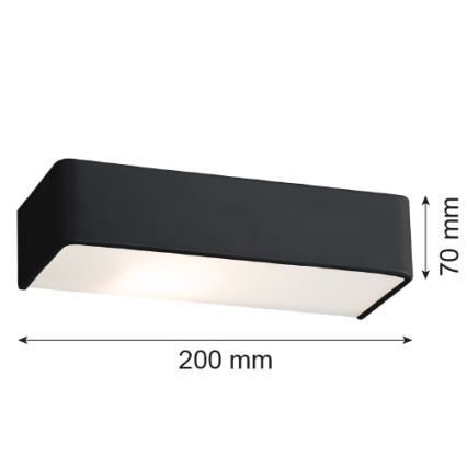 Argon 3079 - Zidna lampa RODAN 1xE27/15W/230V