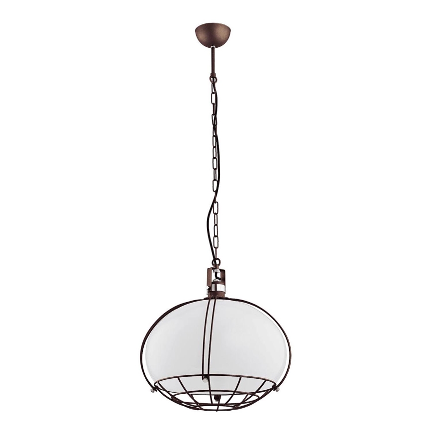 Argon 3163 - Luster na lancu MONDEGO 1xE27/15W/230V bakrena