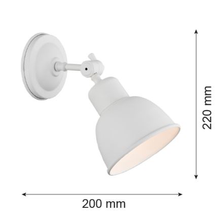 Argon 3182 - Zidna lampa EUFRAT 1xE27/60W/230V