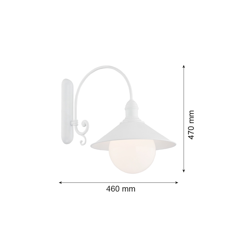Argon 3297 - Zidna svetiljka ERBA BIS 1xE27/60W/230V