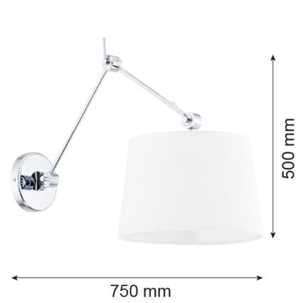 Argon 3545 - Zidna lampa  ZAKYNTOS 1xE27/60W