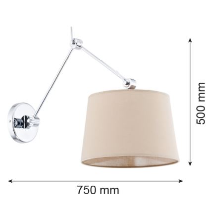 Argon 3546 - Zidna lampa ZAKYNTOS 1xE27/60W