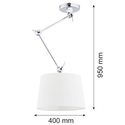 Argon 3548 - Viseća lampa  ZAKYNTOS 1xE27/60W