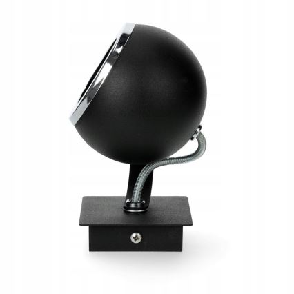 Argon 3638 - Zidna reflektorska lampa KOS 1xGU10/5W/230V crno/krom