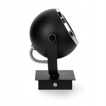 Argon 3638 - Zidna reflektorska lampa KOS 1xGU10/5W/230V crno/krom