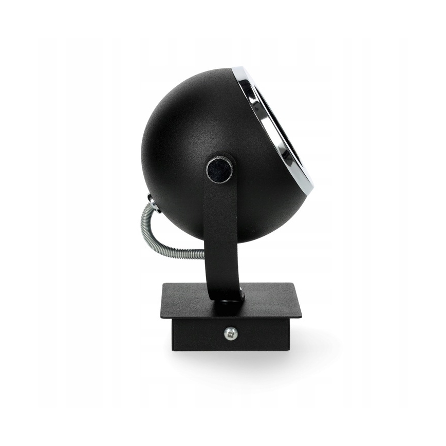 Argon 3638 - Zidna reflektorska lampa KOS 1xGU10/5W/230V crno/krom
