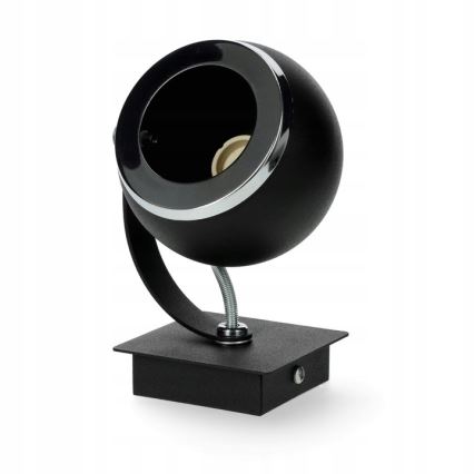 Argon 3638 - Zidna reflektorska lampa KOS 1xGU10/5W/230V crno/krom