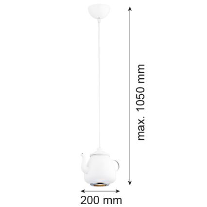 Argon 3650 - Viseća lampa JAMAJKA 1xGU10/50W/230V