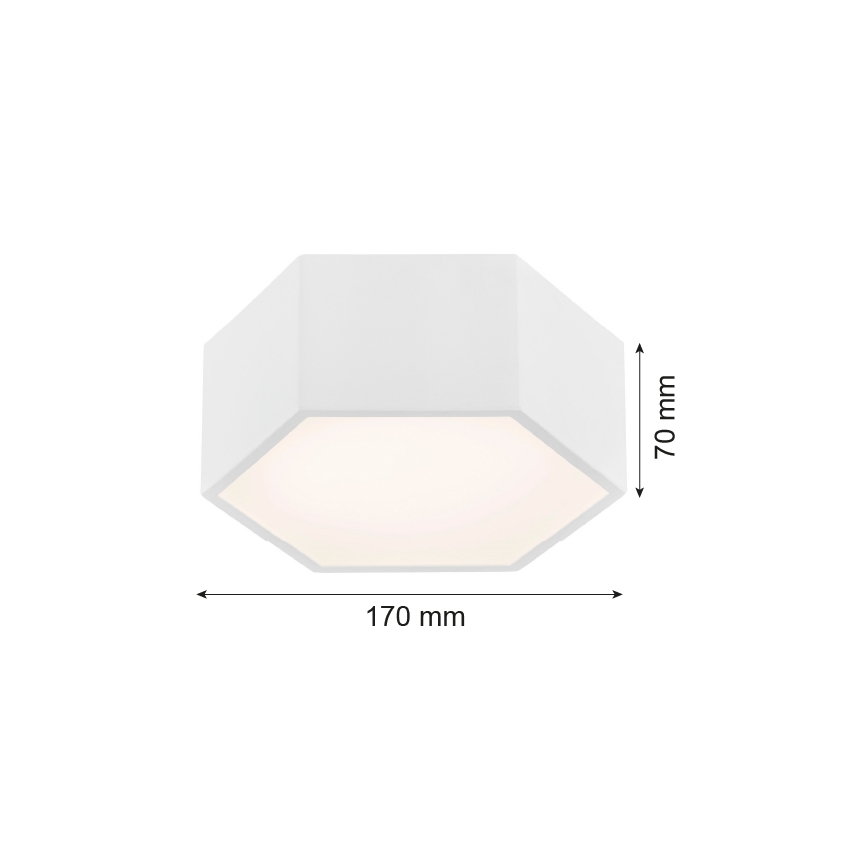 Argon 3828 - LED Plafonjera ARIZONA LED/9W/230V beli