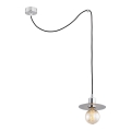 Argon 3836 - Luster na sajli CORSO 1xE27/15W/230V sjajni hrom