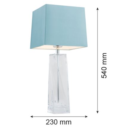 Argon 3839 - Stona lampa LILLE 1xE27/15W/230V plava