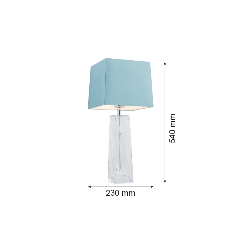 Argon 3839 - Stona lampa LILLE 1xE27/15W/230V plava