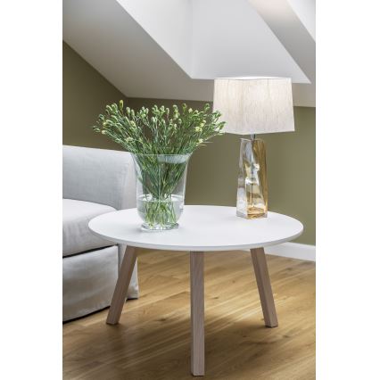 Argon 3840 - Stona lampa LILLE 1xE27/15W/230V beli