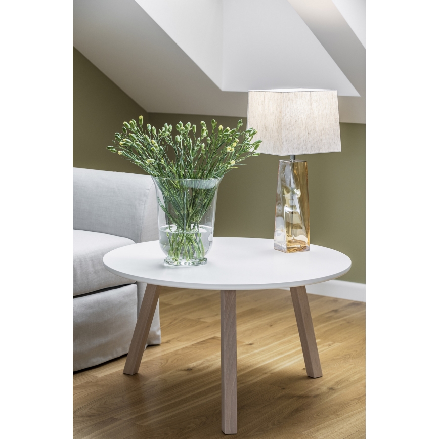 Argon 3840 - Stona lampa LILLE 1xE27/15W/230V beli