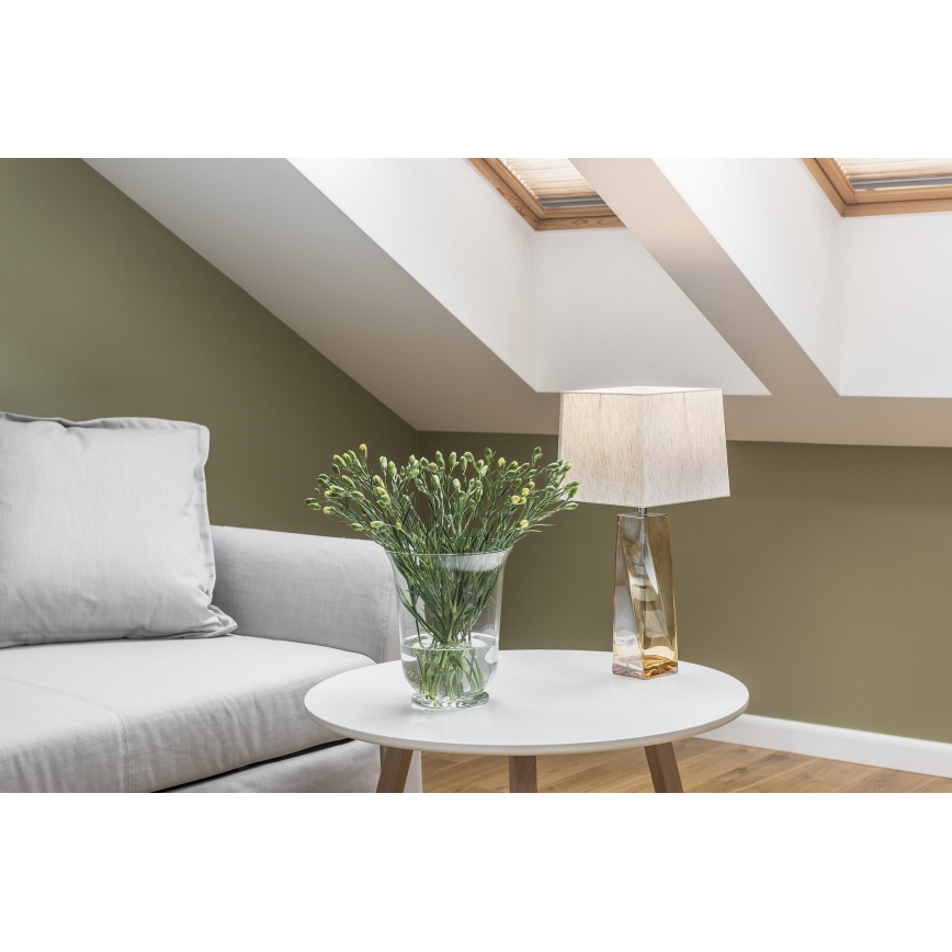 Argon 3840 - Stona lampa LILLE 1xE27/15W/230V beli