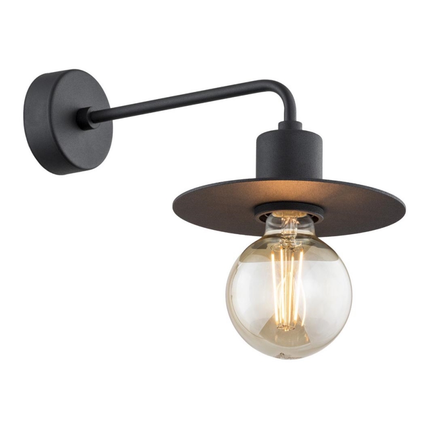 Argon 3879 - Zidna lampa CORSO 1xE27/15W/230V crno