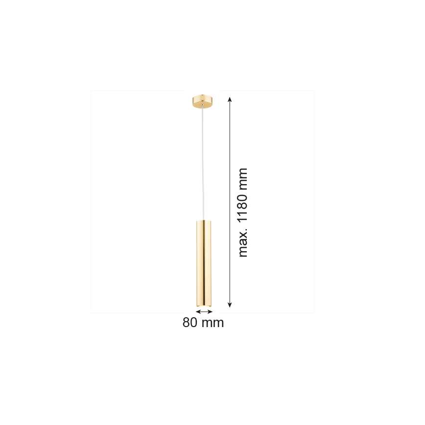Argon 4057 - Luster na sajli GOMERA 1xGU10/5W/230V mesing