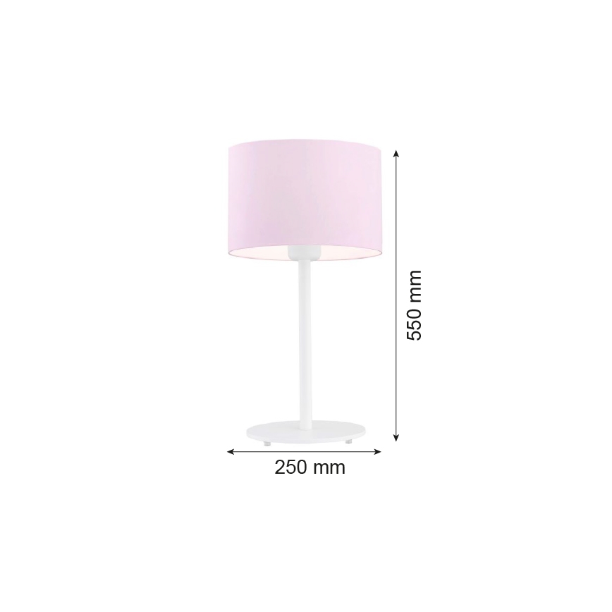Argon 4128 - Stona lampa MAGIC 1xE27/15W/230V roze/beli