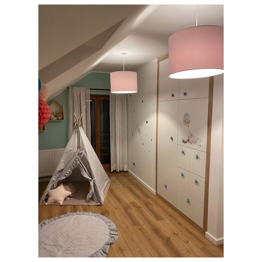 Argon 4136 - Luster na sajli MAGIC 1xE27/15W/230V roze
