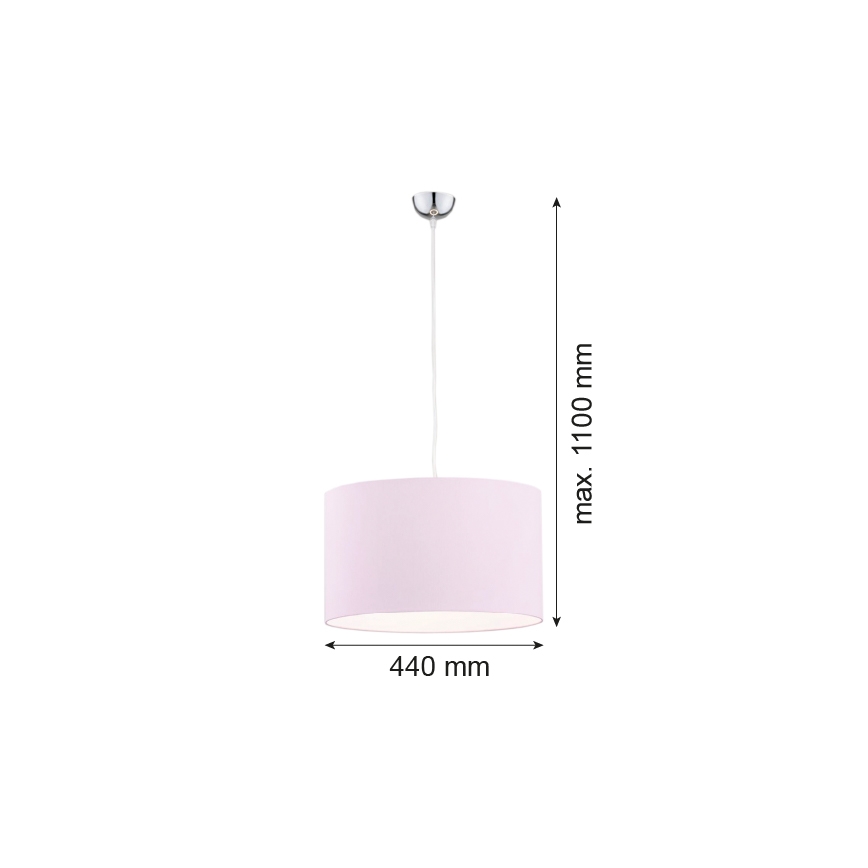 Argon 4136 - Luster na sajli MAGIC 1xE27/15W/230V roze