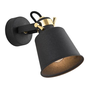 Argon 4161 - Zidna reflektorska lampa KONGO 1xE27/15W/230V crno