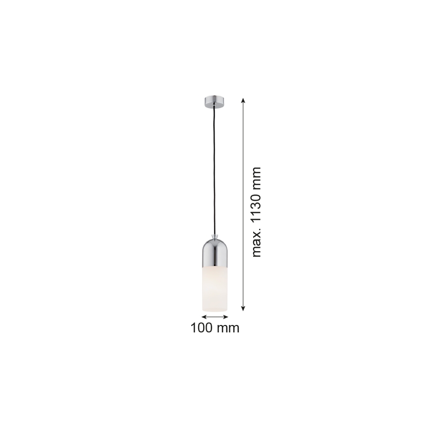Argon 4211 - Luster na sajli BURGOS 1xE27/15W/230V sjajni krom