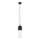 Argon 4213 - Luster na sajli BURGOS 1xE27/15W/230V crno