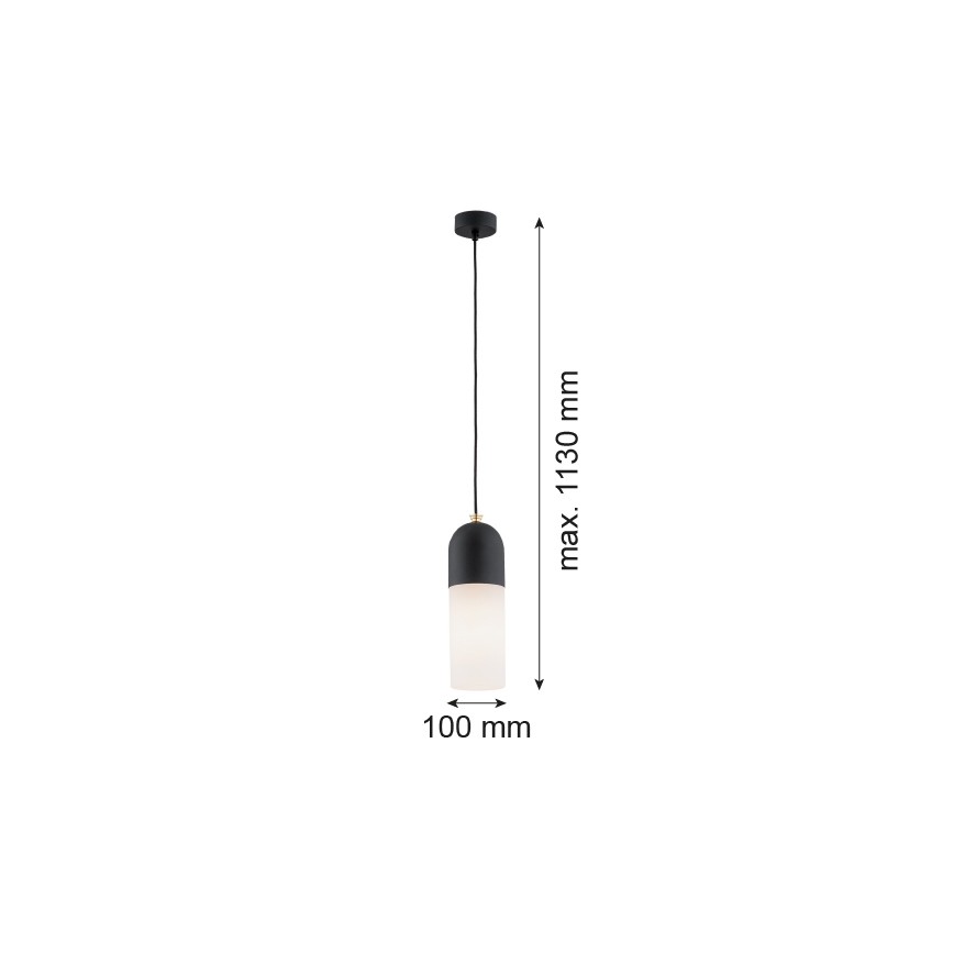 Argon 4213 - Luster na sajli BURGOS 1xE27/15W/230V crno