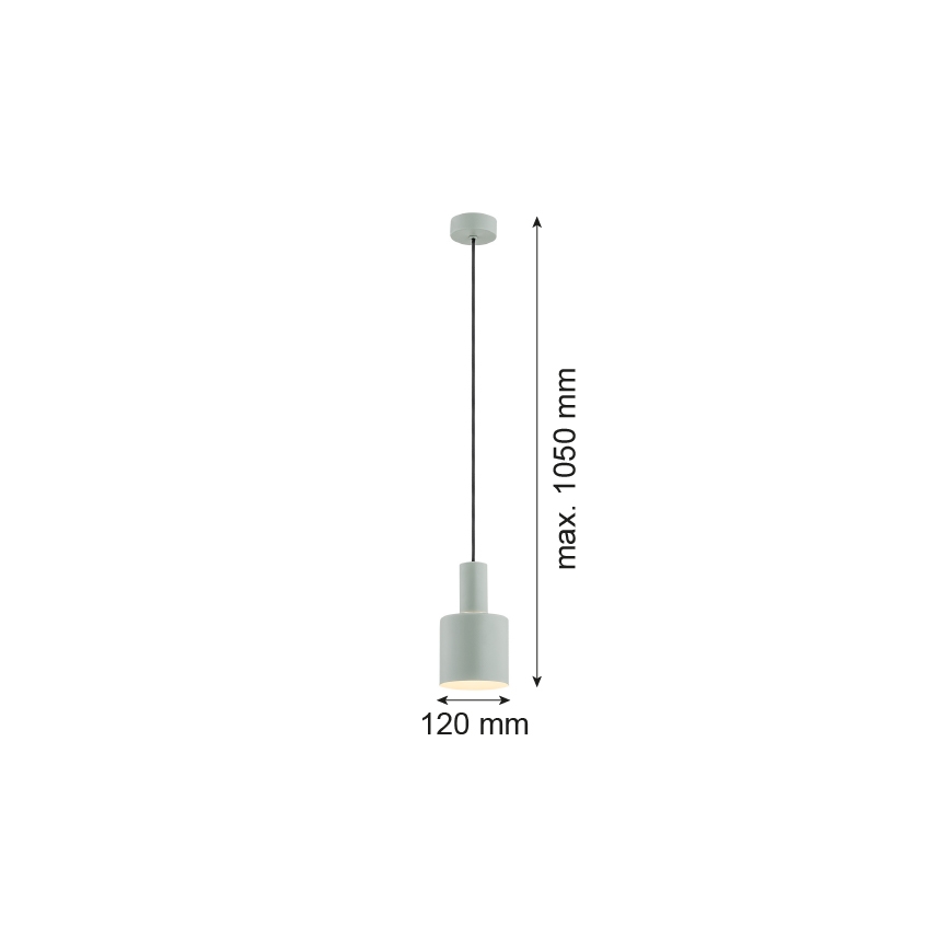Argon 4217 - Luster na sajli SINES 1xE27/15W/230V pr. 12 cm zelena