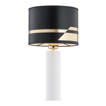 Argon 4232 - Stona lampa ALMADA 1xE27/15W/230V crno/beli/mesing