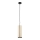 Argon 4246 - Luster na sajli LINEA 1xE27/15W/230V mesing/crno