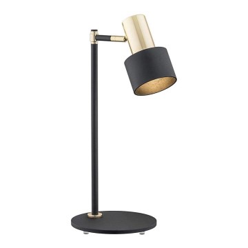 Argon 4257 - Stona lampa DORIA 1xE27/15W/230V crno/mesing