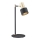 Argon 4257 - Stona lampa DORIA 1xE27/15W/230V crno/mesing