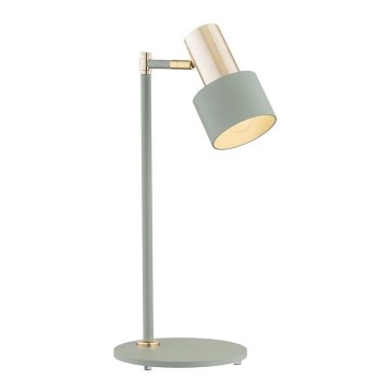 Argon 4276 - Stona lampa DORIA 1xE27/15W/230V zelena/mesing
